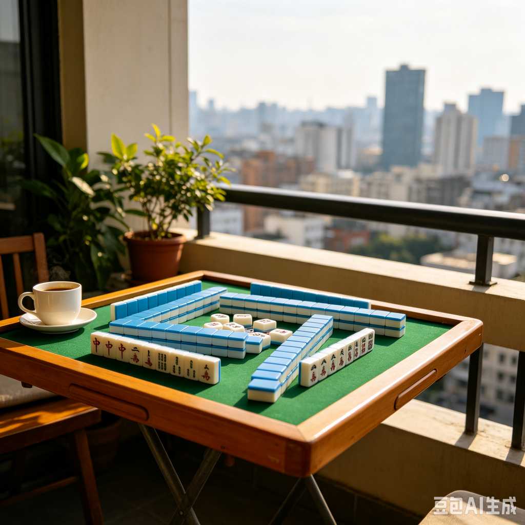 modern oriental mahjong set