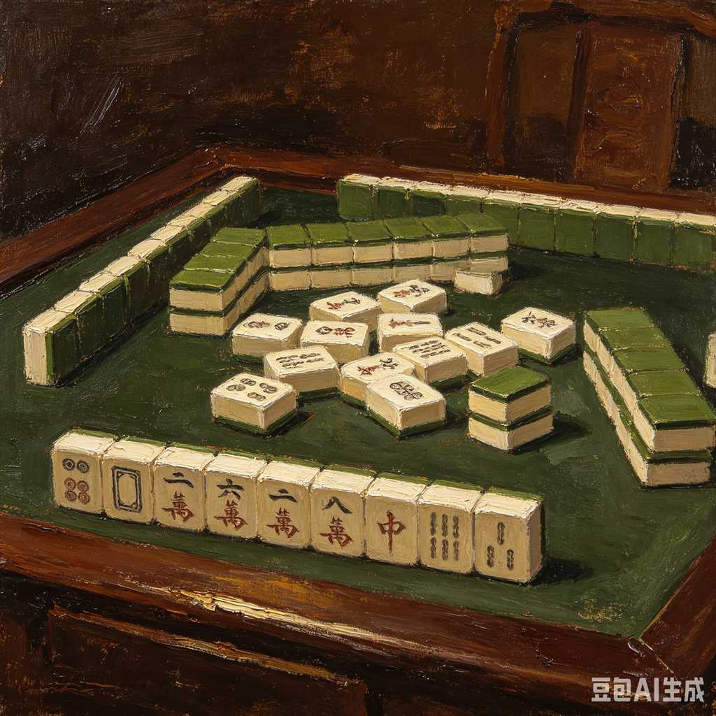 bamboo mahjong set