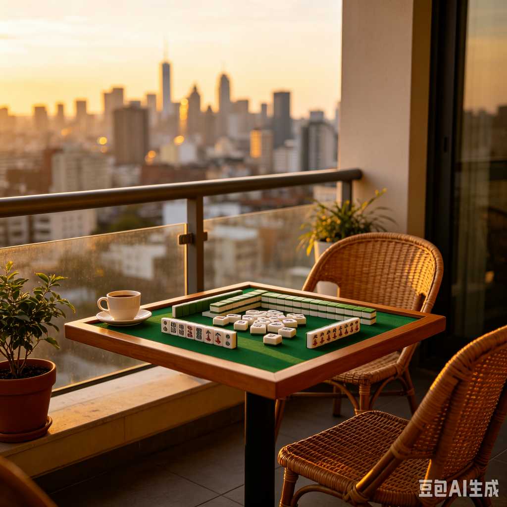 small portable mahjong set