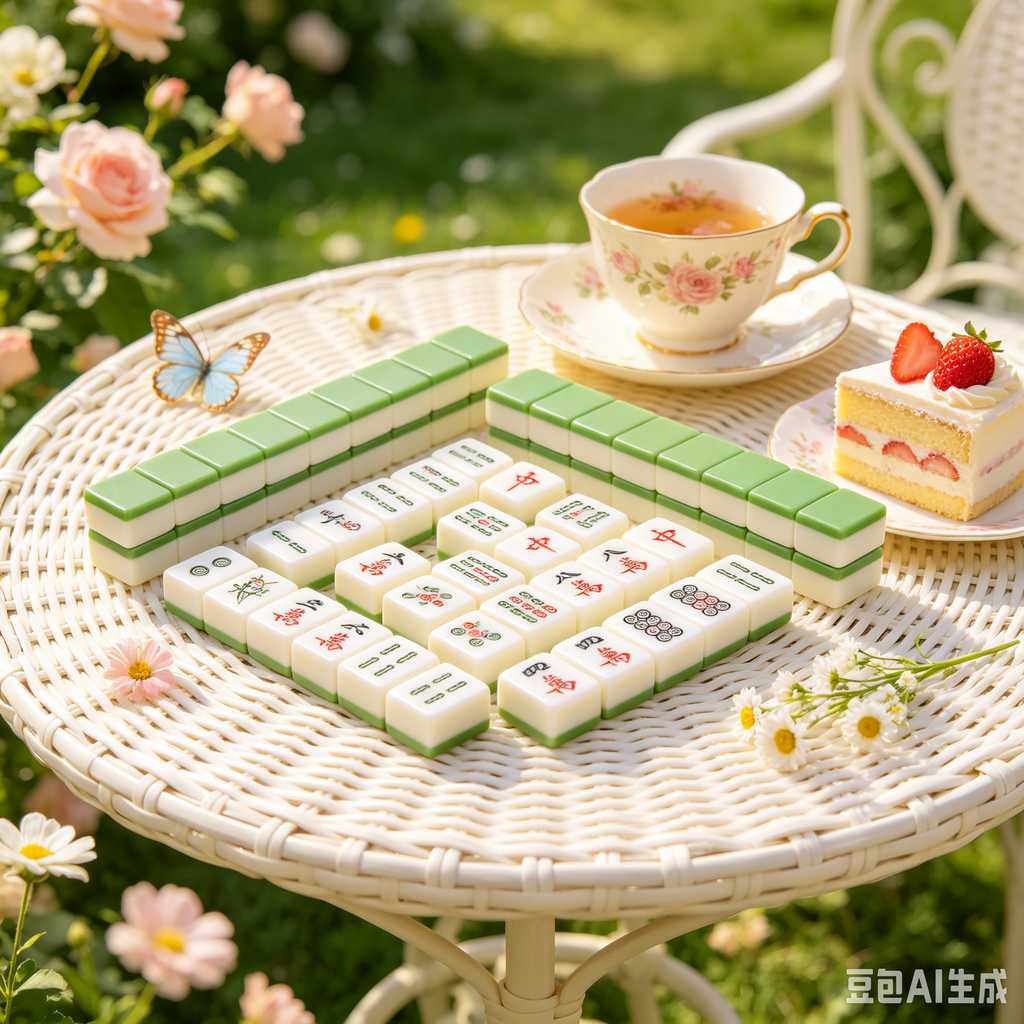 clear transparent mahjong tiles